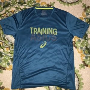 ASICS motion dry workout shirt